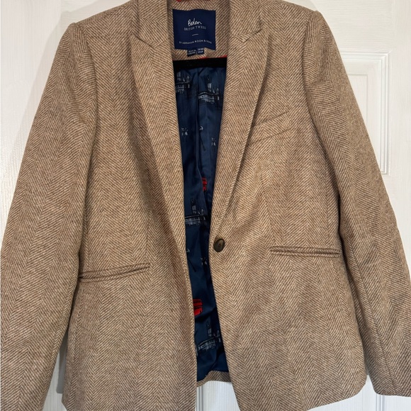 Boden British Tweed Wool Blazer in Women's size 6 - Picture 4 of 8